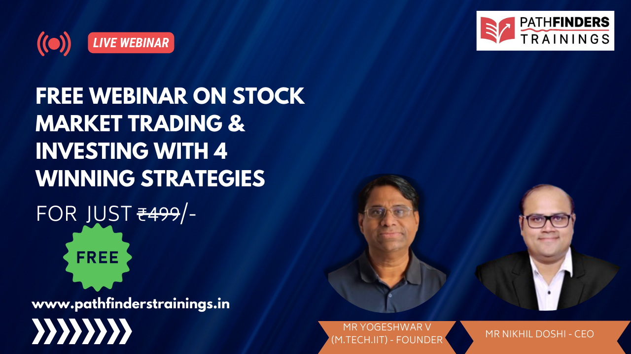 Free Webinar on Stock Market Trading & Investing with Four Free Winning Strategies